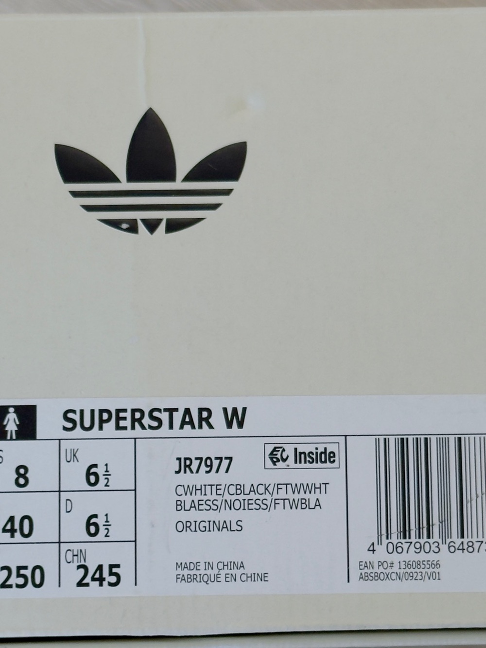 Adidas x Caroline Hu Superstar JR7977 White Bow Sneakers NWT Collab UK 6.5~US8.5 - Picture 15 of 15